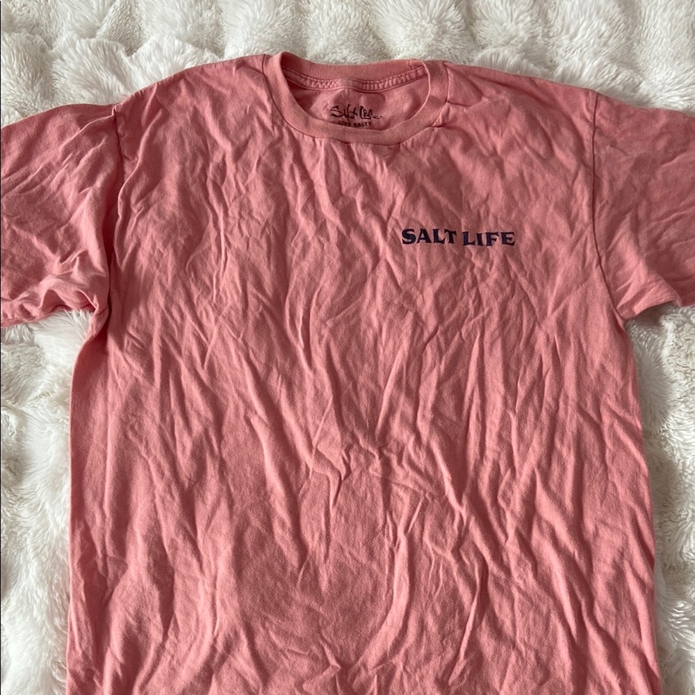 Salt Life Pink Short Sleeve Tee